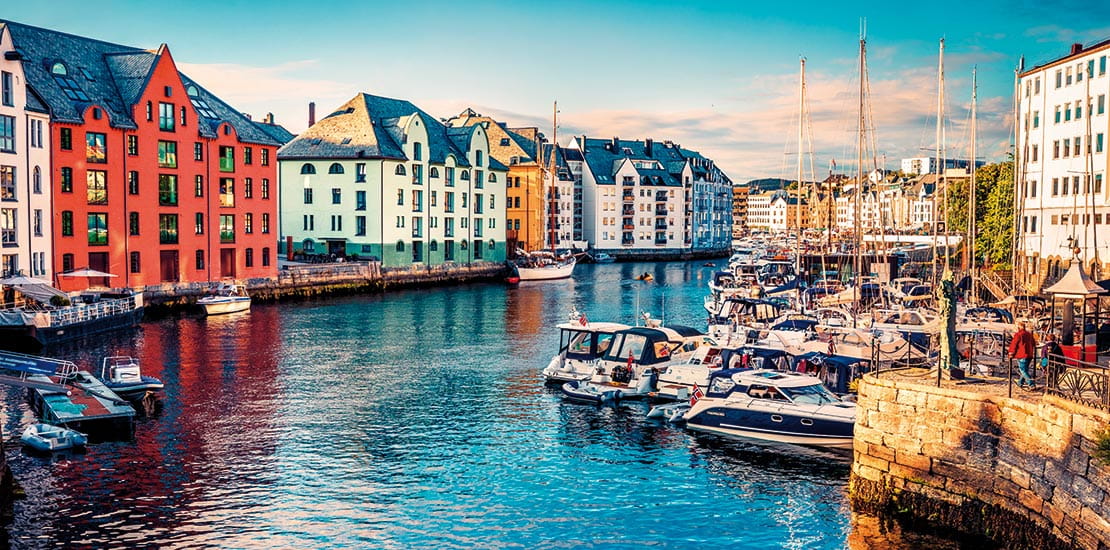 Art nouveau architecture in Ålesund